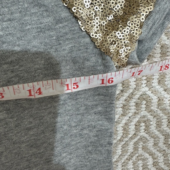 Gaudi' Gray Cotton/ Sequin Dress - Picture 6 of 9